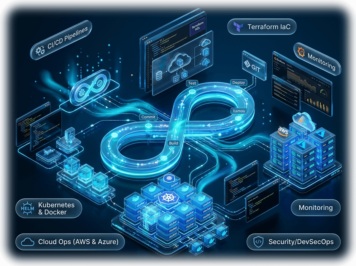 DevOps & Infrastructure illustration